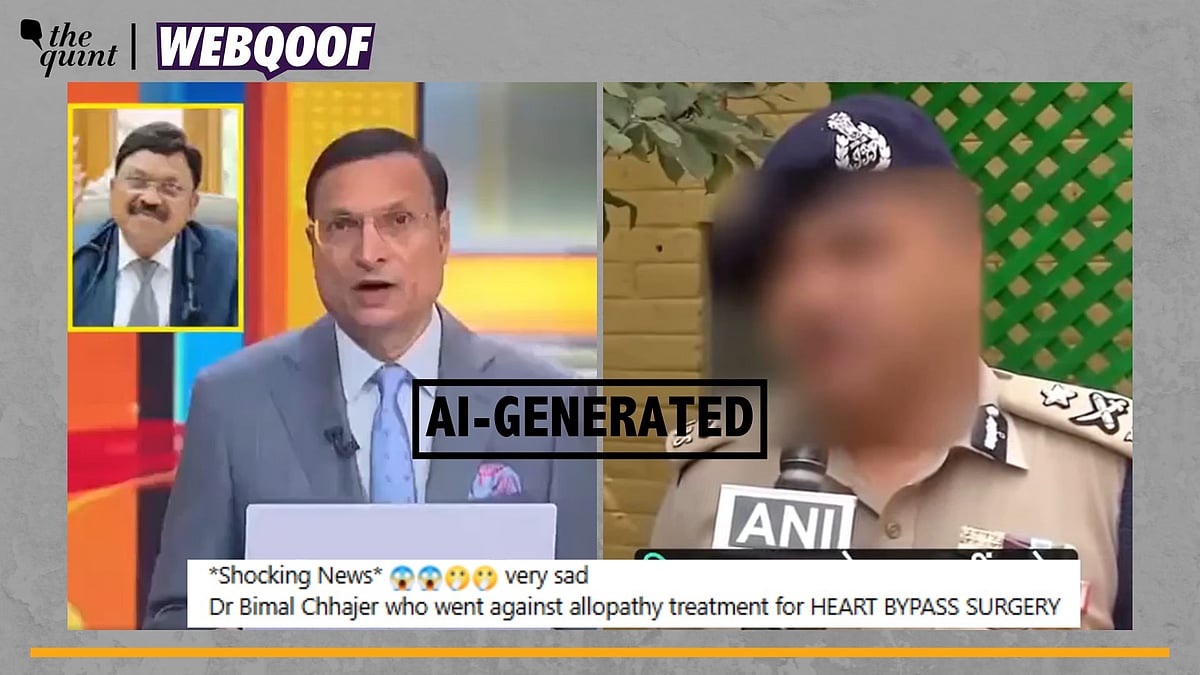 <div class="paragraphs"><p>Fact-Check | The video has been manipulated using AI tools to mislead the viewers.</p></div>