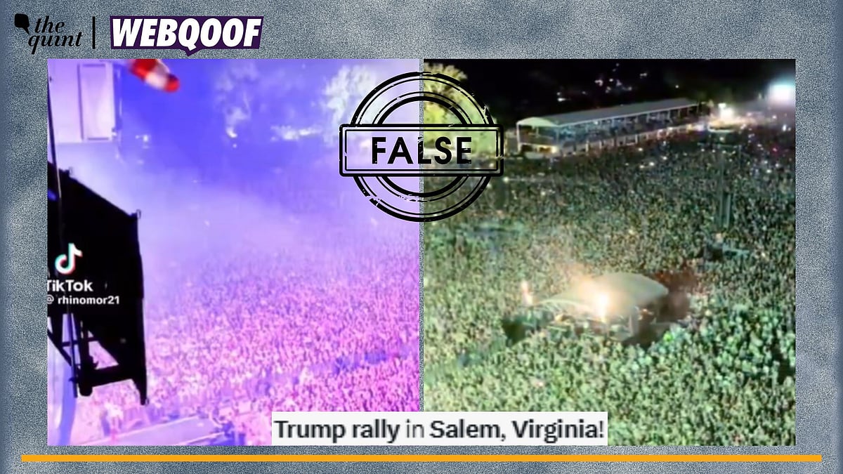 <div class="paragraphs"><p>Fact-Check | The video is old and does not show Trump's rally in Salem, Virginia.</p></div>