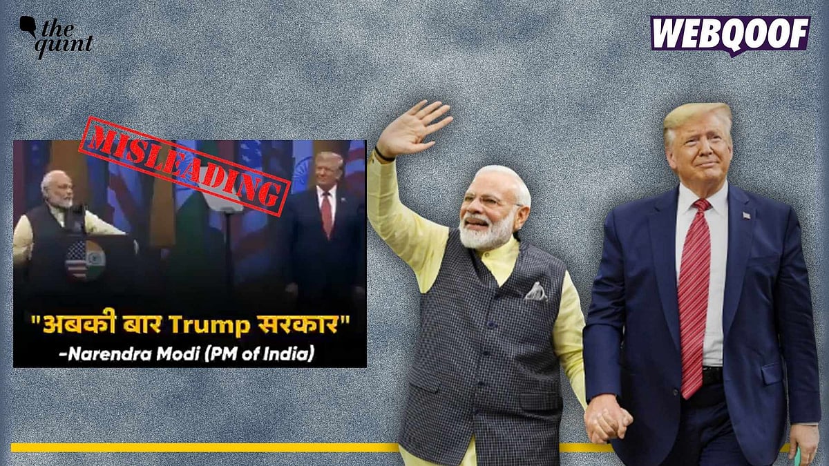 <div class="paragraphs"><p>Fact-check: A video of PM Modi saying 'Abki baar Trump sarkar' is being shared out of context after Donald Trump's victory in USA Presidential elections.  </p></div>
