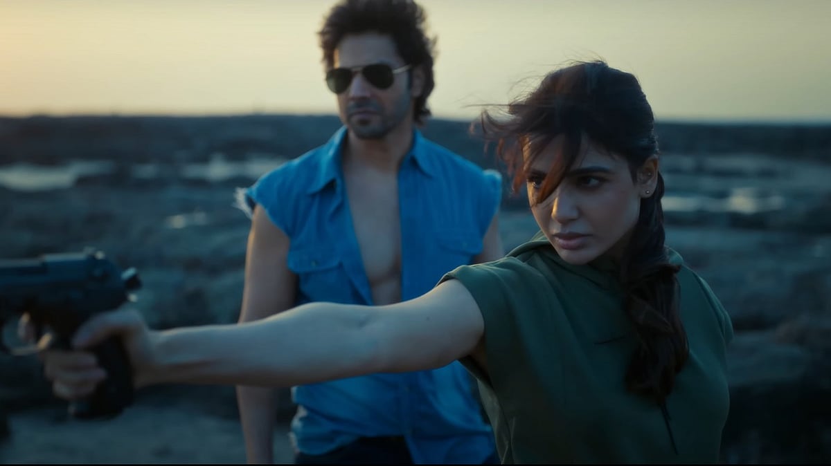 <div class="paragraphs"><p>Varun Dhawan and Samantha Ruth Prabhu in a still from<em> Citadel: Honey Bunny.</em></p></div>