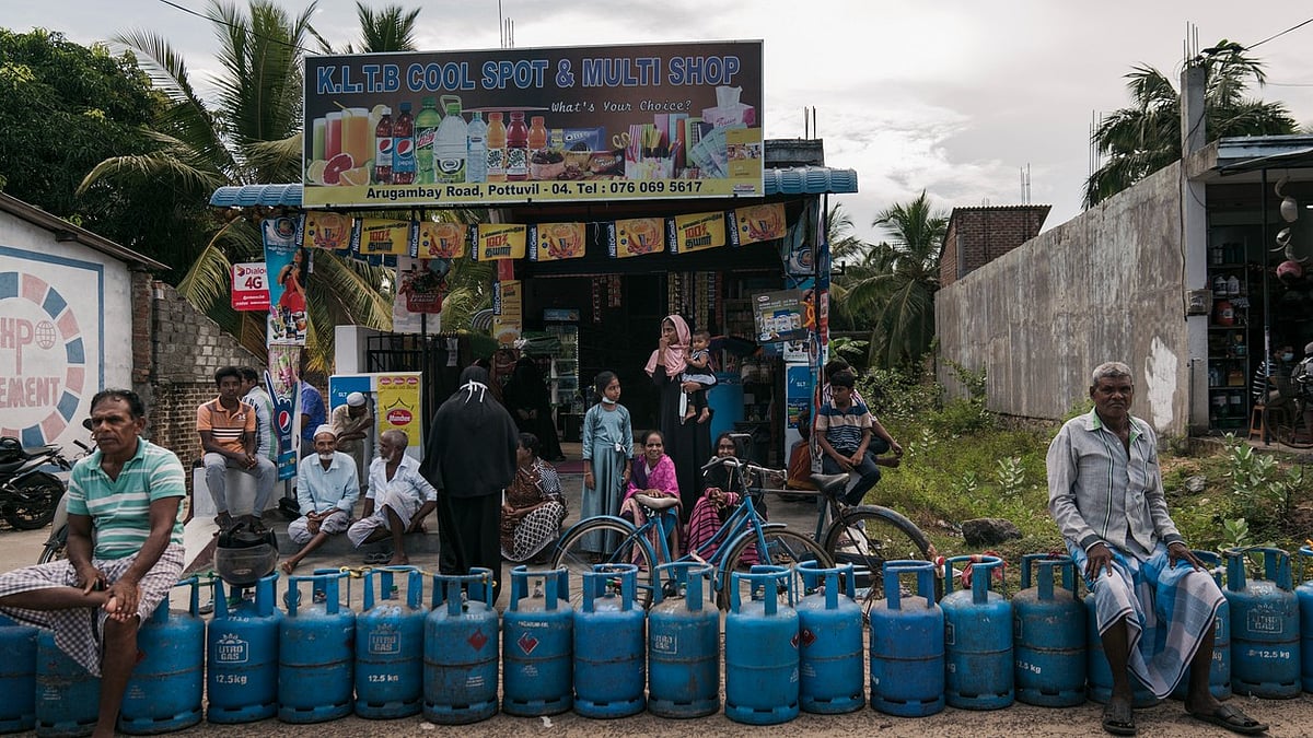 <div class="paragraphs"><p>Image used for representation only. Locals frustrated after lining up for hours in the hope of getting gas. Sri Lanka Crisis. Sri Lankans experiences Fuel Shortages resulting in long lines at fuel stations. Food shortages and price increases that are not affordable for many people. Electricity power cuts routinely every day.</p></div>