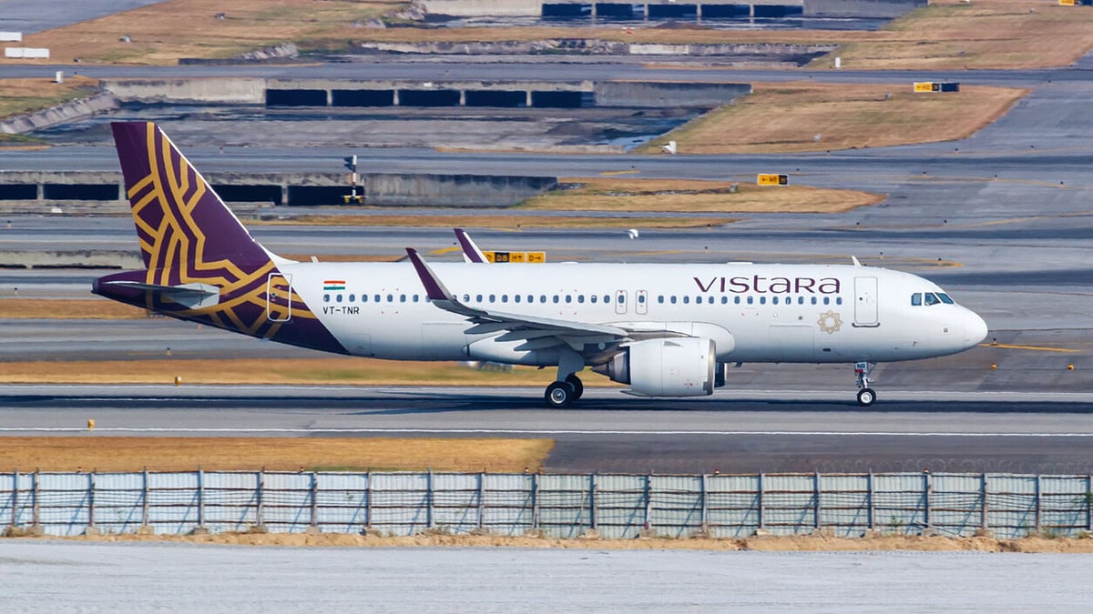 <div class="paragraphs"><p>Image used for representation only.&nbsp;Bangkok, Thailand - February 9, 2023: Vistara Airbus A320neo airplane at Bangkok Suvarnabhumi Airport in Thailand.</p></div>