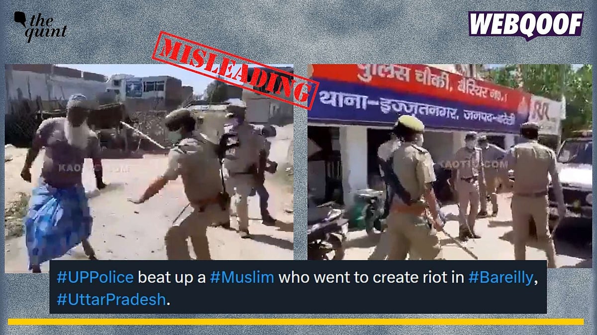 <div class="paragraphs"><p>Fact-check: An old video from Bareilly, Uttar Pradesh, showing police team beating up locals is going viral with false communal angle. </p></div>