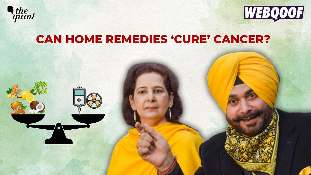 <div class="paragraphs"><p>Navjot Singh Video: Can Special Diet & Home Remedies Really 'Cure' Cancer?</p></div>