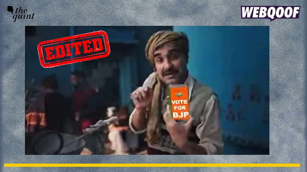 <div class="paragraphs"><p>Fact-check: An edited video of Pankaj Tripathi is going viral to claim that he is campaigning in an ad against the BJP.</p></div>
