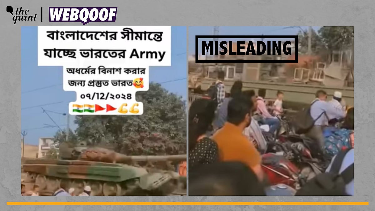 <div class="paragraphs"><p>Fact-Check | The video is at least a month old and is from Uttar Pradesh's Muzaffarnagar. </p></div>