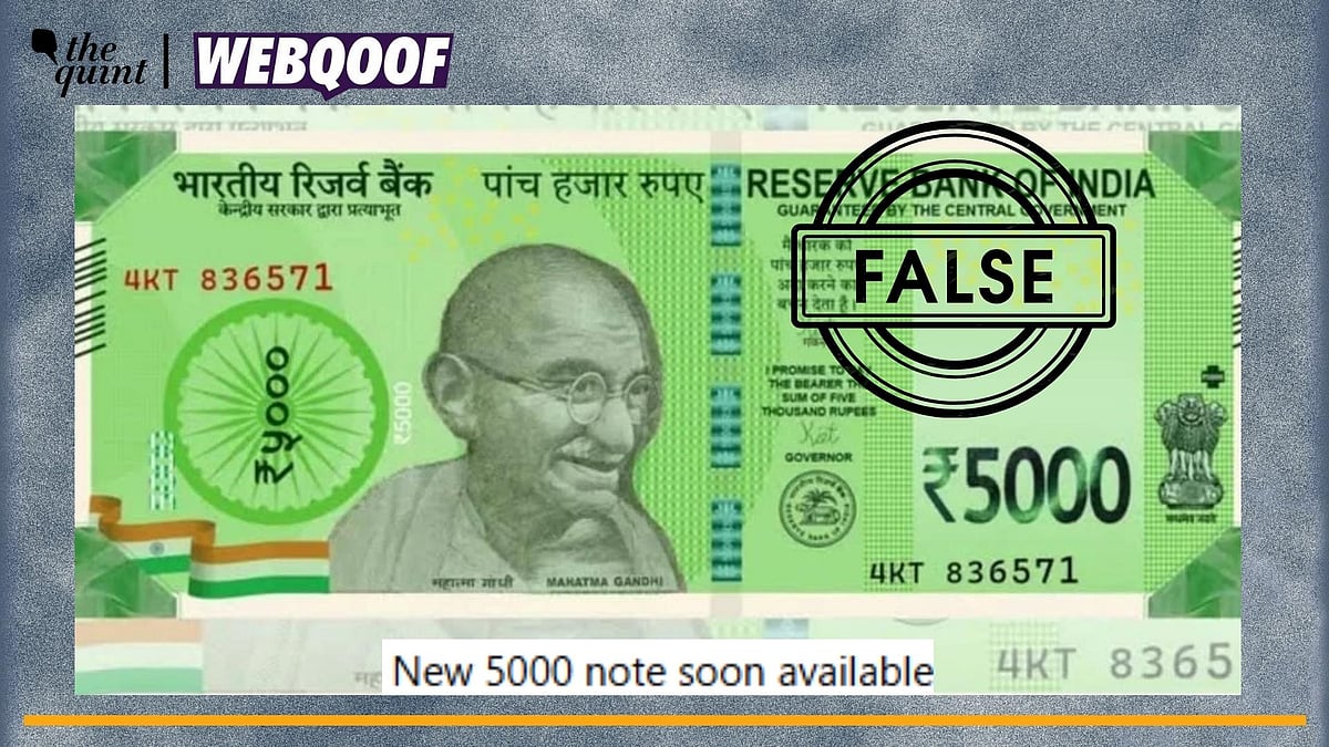<div class="paragraphs"><p>Fact-Check |The Reserve Bank of India is not releasing Rs 5000 note.</p></div>