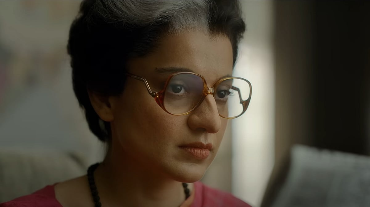 <div class="paragraphs"><p>Kangana Ranaut as Indira Gandhi in<em> Emergency.</em></p></div>