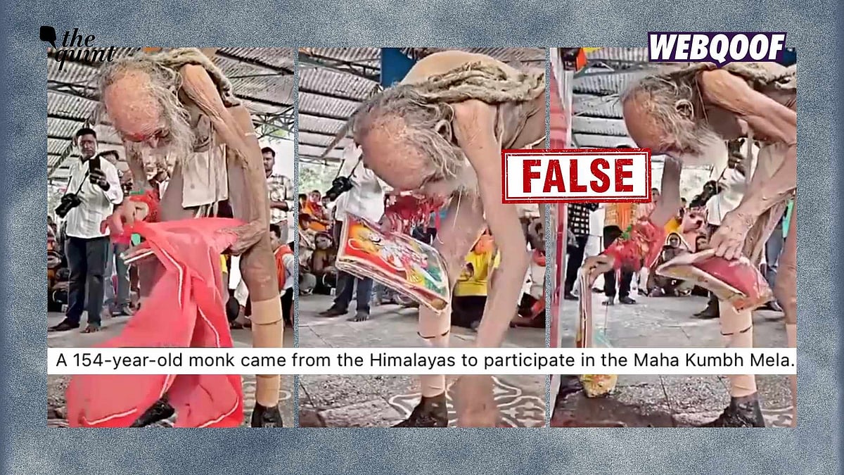 <div class="paragraphs"><p>A video of an elderly man offering prayers has gone viral with the false claim that it shows a 154-year-old Himalayan monk who attended the 2025 Maha Kumbh Mela.</p></div>