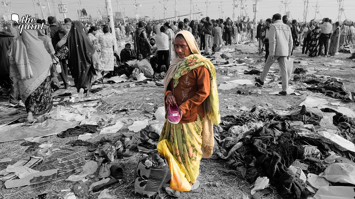 <div class="paragraphs"><p>Belongings of devotees seen lying at the Sangam following a stampede on Mauni Amavasya, during the ongoing Maha Kumbh Mela, in Prayagraj, Wednesday, 29 January, 2025.  </p></div>
