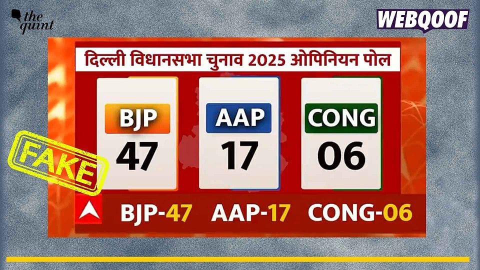 <div class="paragraphs"><p>Fact-check: A fake graphic is going viral to claim that <em>ABP News'</em> opinion poll shows a victory for BJP in Delhi.</p></div>