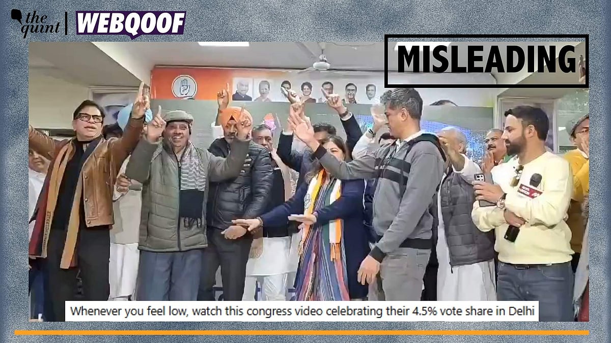 <div class="paragraphs"><p>Fact-Check | The video is old and predates the declaration of 2025 Delhi Elections.</p></div>