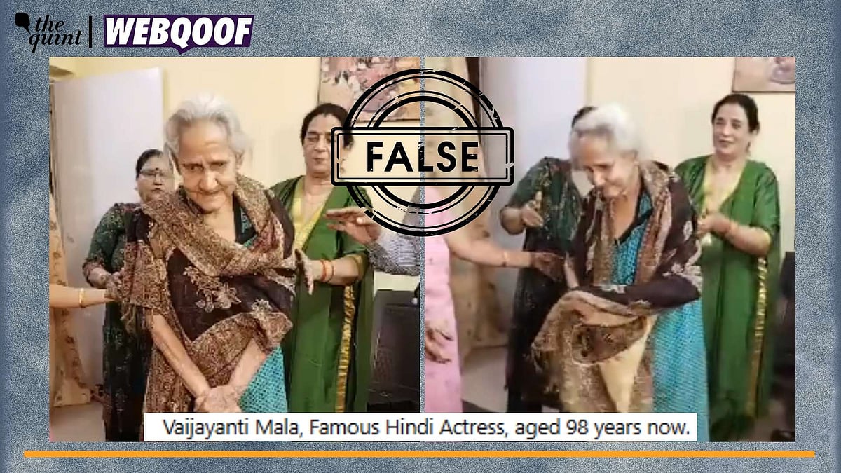 <div class="paragraphs"><p>Fact-Check | The viral video does not show veteran actor&nbsp;Vyjayanthimala dancing.</p></div>