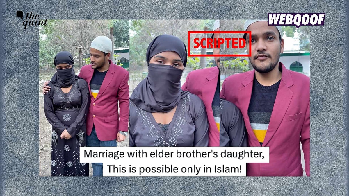 <div class="paragraphs"><p>A scripted video has gone viral with the false claim that it shows a real incident of a Muslim man marrying his niece.</p></div>