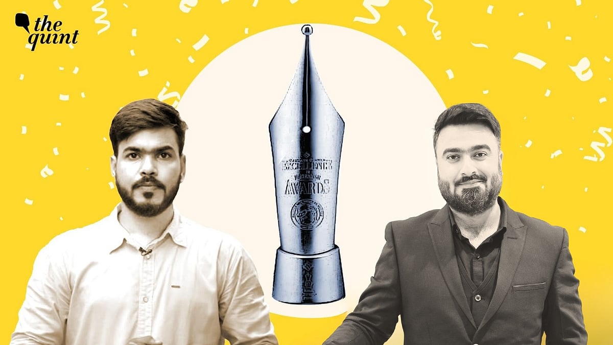 <div class="paragraphs"><p>The Quint's Athar Rather & Vishnukant Tiwari won the Ramnath Goenka Award for Excellence in Journalism.</p></div>