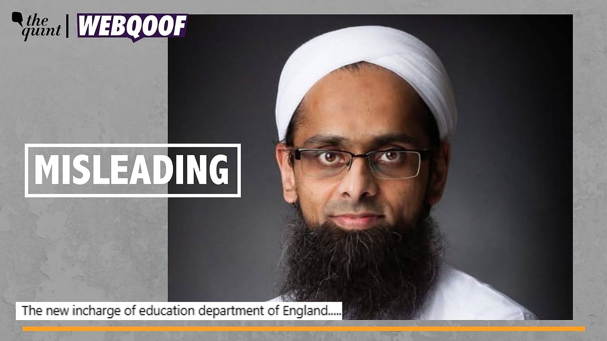 <div class="paragraphs"><p>Fact-Check | The claim of Hamid Patel becoming the new incharge of education department in UK is misleading.</p></div>