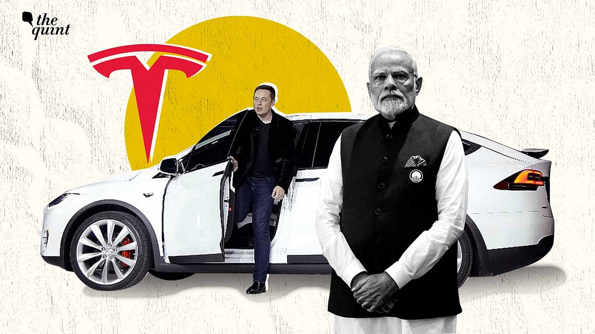 <div class="paragraphs"><p><a href="https://www.thequint.com/topic/elon-musk">Elon Musk</a>'s premium EV company Tesla officially entered India on Tuesday, 15 July, launching its first showroom in Mumbai with its Model Y SUV.</p></div>