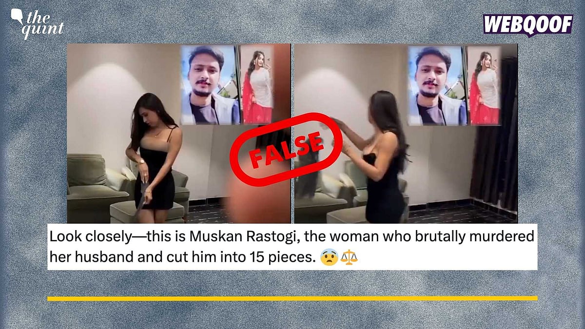 <div class="paragraphs"><p>Fact-Check: The video actually shows a model from Haryana and not Muskan Rastogi.</p></div>