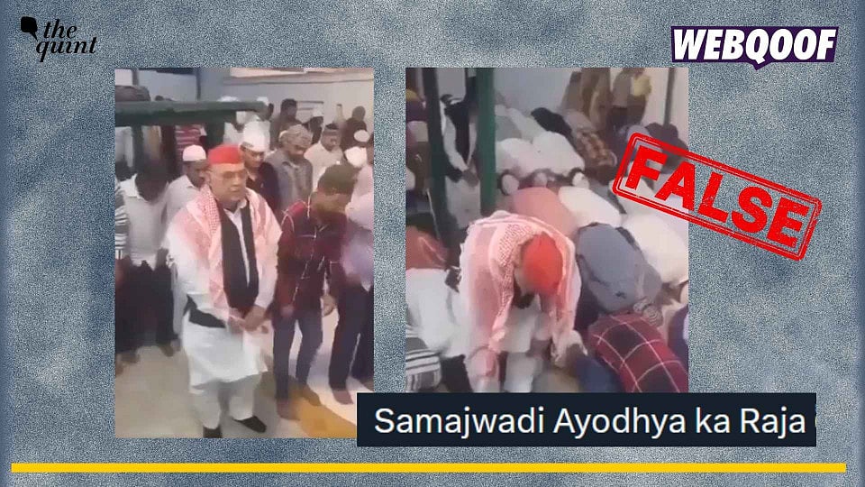 <div class="paragraphs"><p>A video showing SP leader Ravidas Mehrotra reading namaz is being shared to falsely claim that it shows Awadhesh Prasad.</p></div>