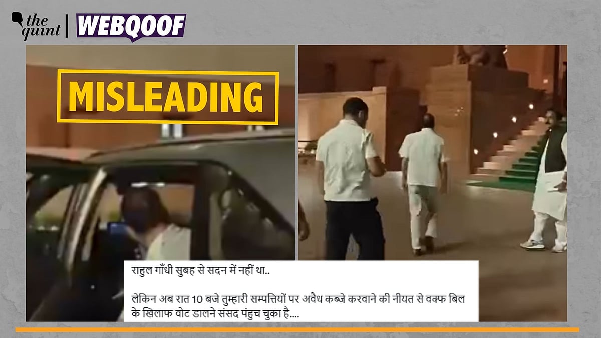 <div class="paragraphs"><p>फॅक्ट चेक | हा व्हिडिओ दिशाभूल करणाऱ्या संदर्भात शेअर केला जात आहे.</p></div>