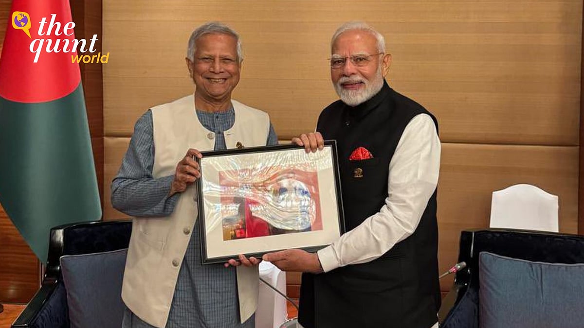 <div class="paragraphs"><p>The meeting marked the first interaction between PM Modi and Yunus following the ouster of Bangladesh's longest-serving premier and the latter's archrival <a href="https://www.thequint.com/topic/bangladesh-pm-sheikh-hasina">Sheikh Hasina</a> in August last year, and her subsequent departure to India.</p></div>