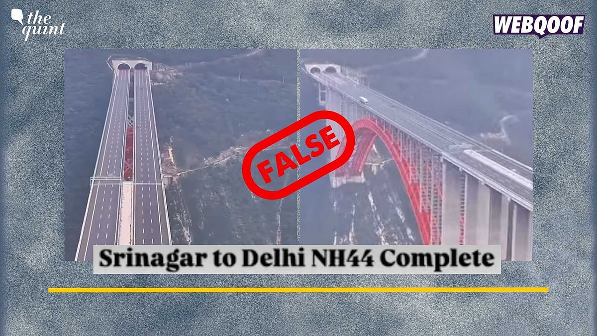 <div class="paragraphs"><p>Fact-Check: This video is of a bridge in China and not India, as claimed.&nbsp;</p></div>
