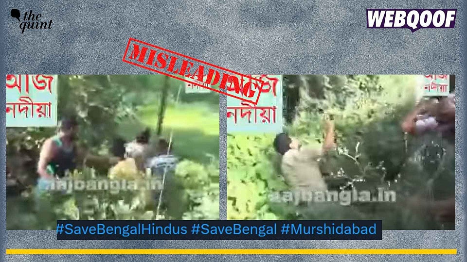 <div class="paragraphs"><p>An old video from West Bengal is being given a false communal twist and is being linked to the recent Murshidabad violence.</p></div>