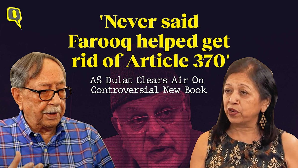 <div class="paragraphs"><p>AS Dulat in conversation with Harinder Baweja about his latest book on Farooq Abdullah.</p></div>