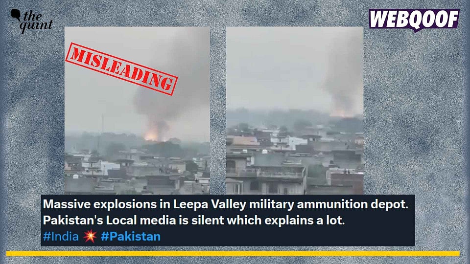 <div class="paragraphs"><p>An old video of a massive blast in Pakistan is being falsely shared as a recent video.</p></div>