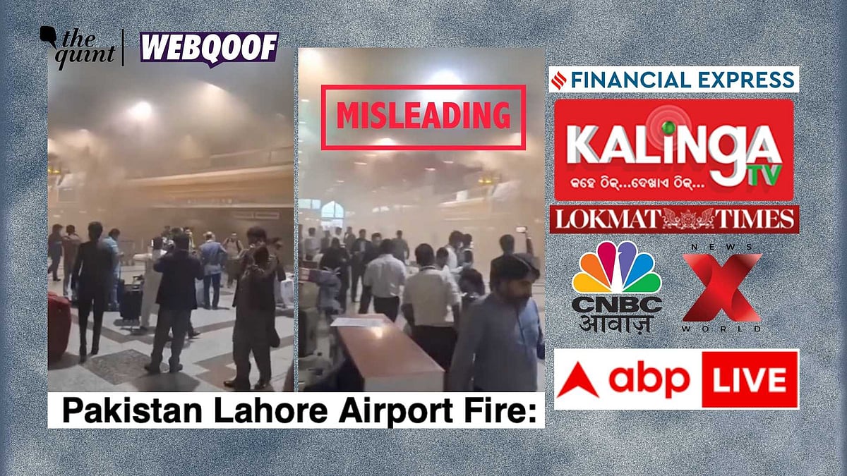 <div class="paragraphs"><p>Fact-Check | The video of fire breaking out at Lahore Airport is old and not recent.</p></div>