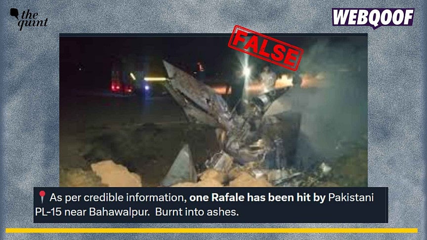 <div class="paragraphs"><p>An old and unrelated image of a crashed fighter jet is being falsely linked to Operation Sindoor.</p></div>