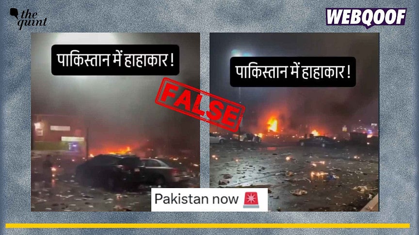 <div class="paragraphs"><p>An old video showing destruction after Philadelphia plane crash is going viral to claim that this video is from Pakistan.</p></div>
