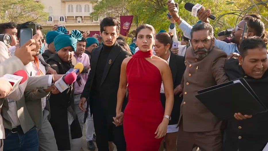 <div class="paragraphs"><p>Ishaan Khatter and Bhumi Pednekar in a still from<em> The Royals.</em></p></div>