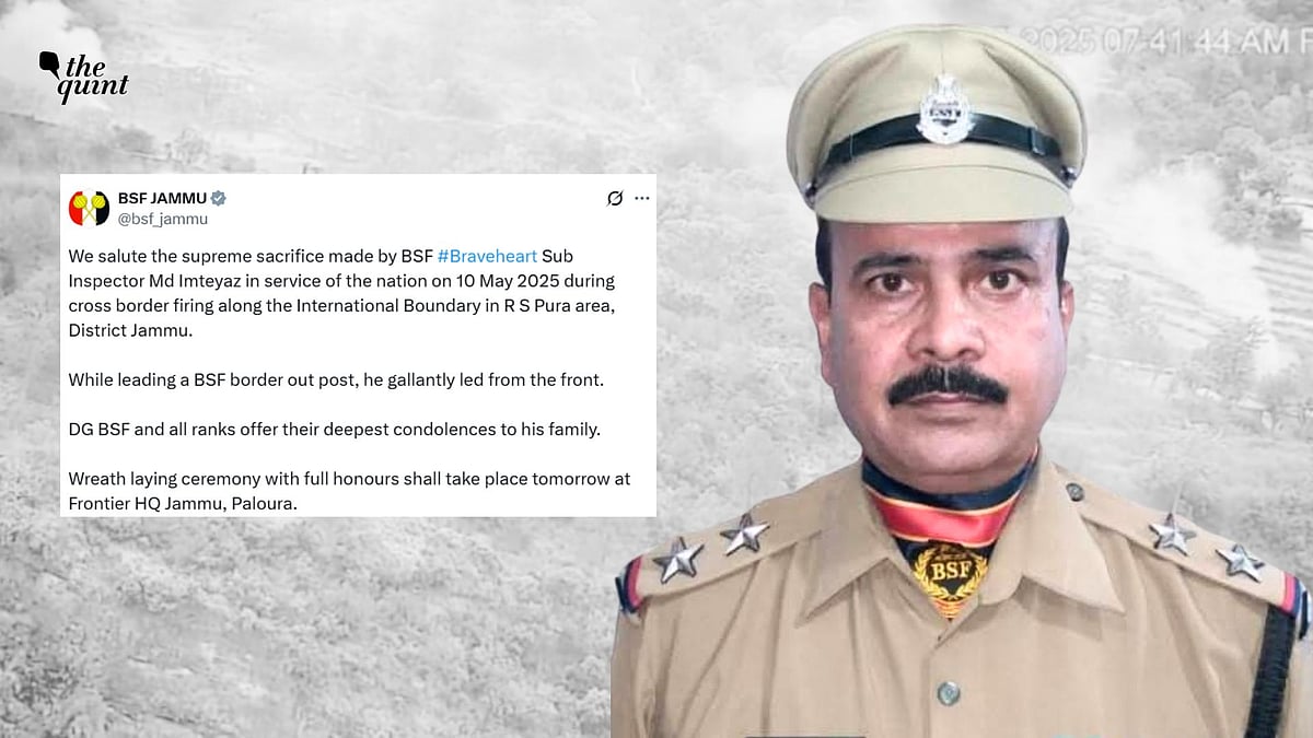 <div class="paragraphs"><p>BSF Jawan Md Imteyaz Killed in Jammu During Cross-Border Firing by Pakistan</p></div>