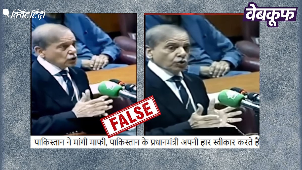 <div class="paragraphs"><p>पाकिस्तान के PM शहबाज शरीफ का यह वायरल वीडियो असली नहीं Deepfake है</p></div>
