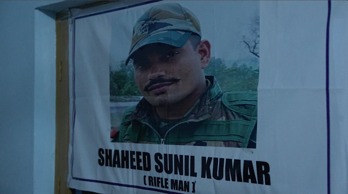 <div class="paragraphs"><p>On 11 May, all of Trewa resonated with cries of “Shaheed Sunil Kumar Amar Rahe” as a military contingent escorted the funeral procession of Rifleman Kumar.</p><p>When <strong>The Quint</strong> visited the family on 12 May, the village was in total blackout.</p></div>