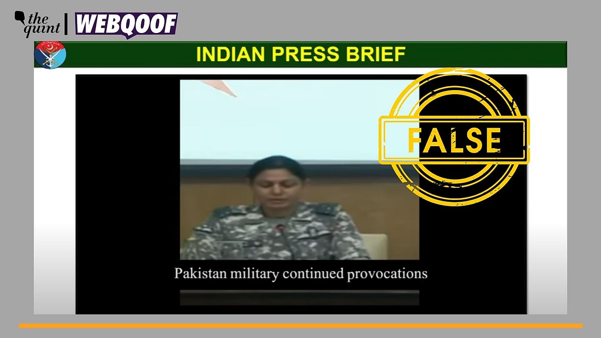 <div class="paragraphs"><p>Fact-Check | The statements of Wing Commander Vyomika Singh have been heavily edited.</p></div>