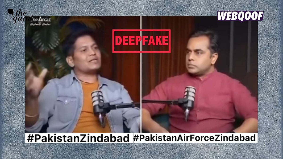 <div class="paragraphs"><p>A deepfake video of a podcast by Sushant Sinha with former RAW agent Lucky Bisht is being shared to falsely claim that they spoke about the Pahalgam terror attack and the Pakistan Army.&nbsp;</p></div>