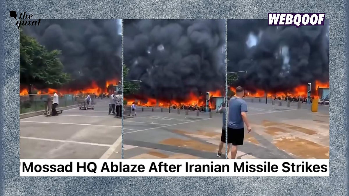 <div class="paragraphs"><p> A video from China has gone viral with the false claim that it shows the headquarters of Israel’s intelligence agency, Mossad, on fire after Iranian missile strikes.</p></div>