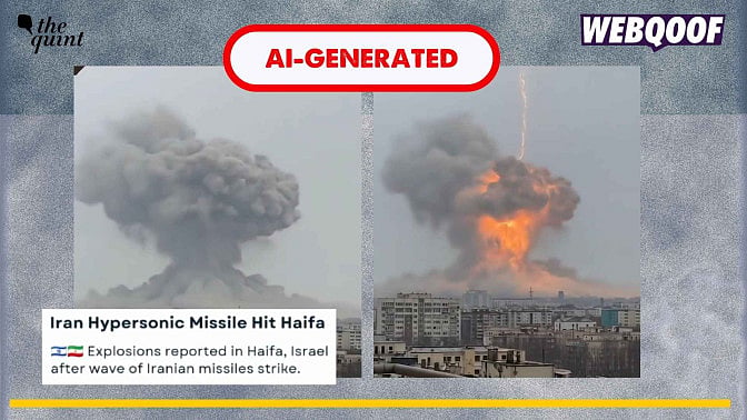 <div class="paragraphs"><p>An AI-generated video of a massive blast is going viral on social media to claim that it shows Iran attacking Israel.</p></div>