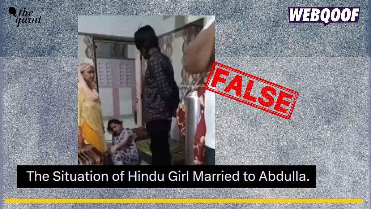 <div class="paragraphs"><p>A false communal twist is being added to a video from Hapur showing a man hitting a woman. </p></div>