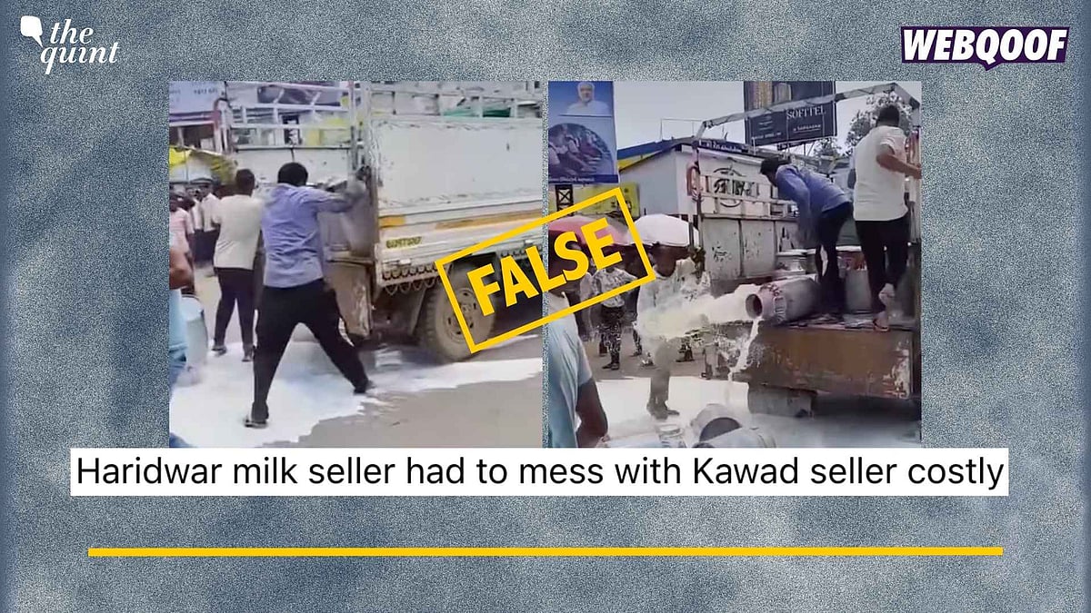 <div class="paragraphs"><p>Fact-Check: This clip is from Gujarat showing a protest by dairy farmers. </p></div>