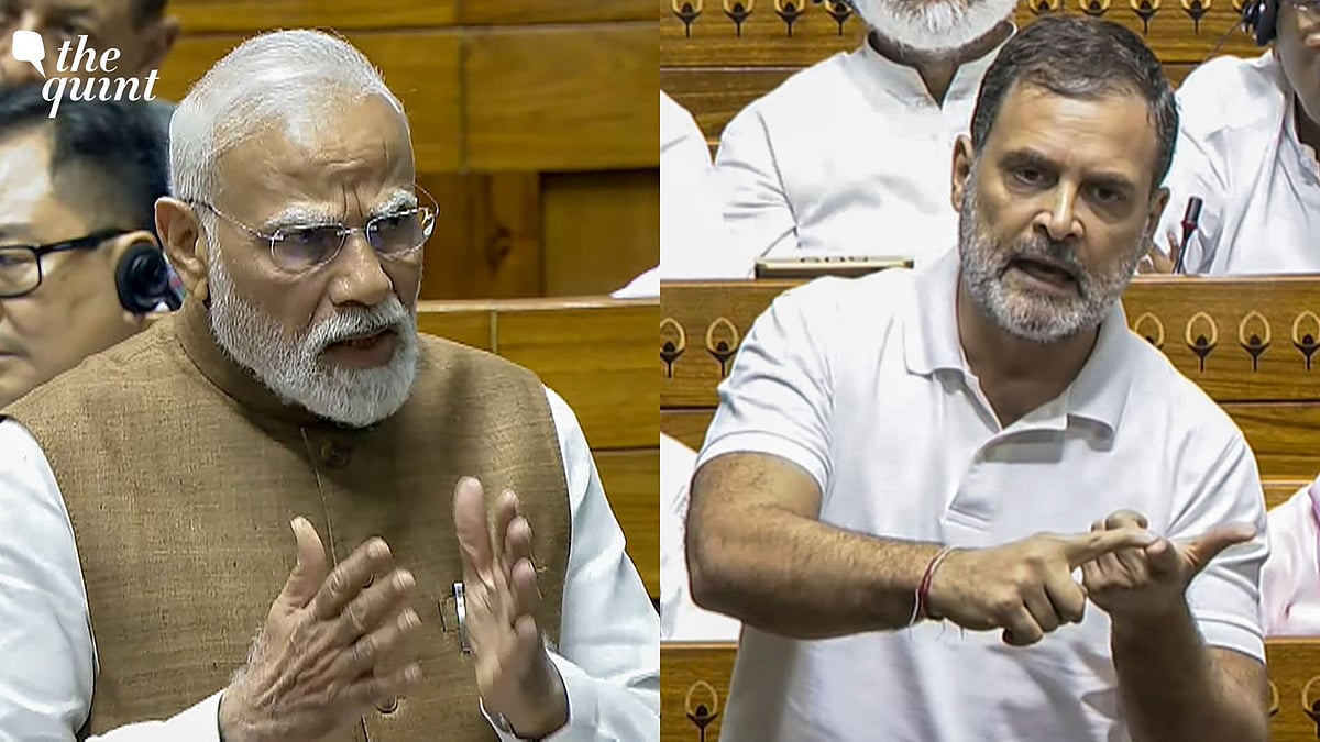 <div class="paragraphs"><p>Prime Minister Narendra Modi (left) and Leader of the Opposition Rahul Gandhi during a debate on Operation Sindoor in the Lok Sabha on Tuesday, 29 July. </p></div>