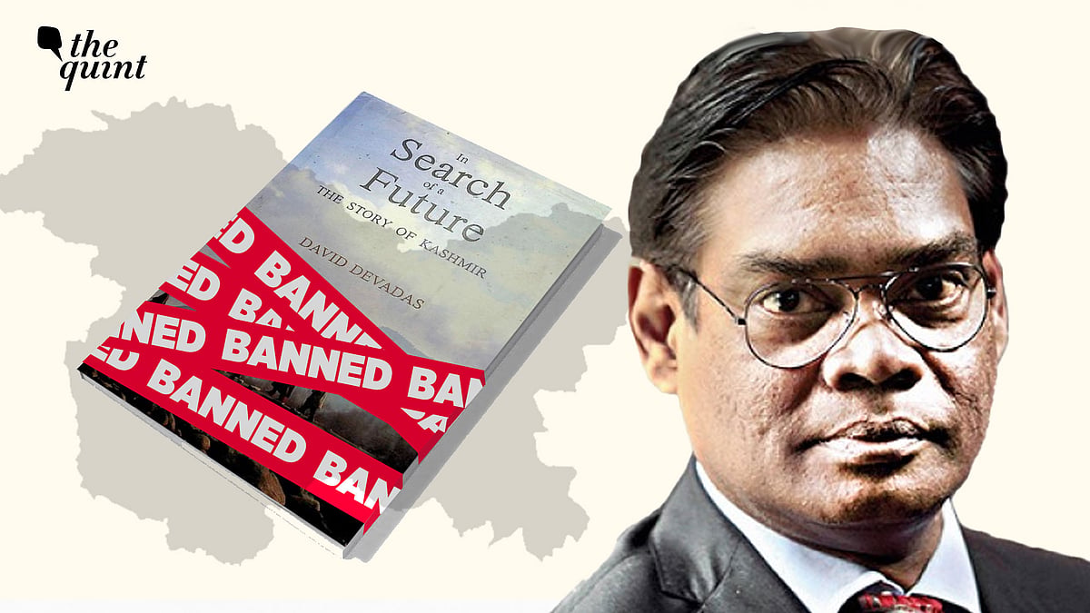 <div class="paragraphs"><p>David Devadas' first book 'In Search of the Future' is among the many books that have recently been banned in Kashmir. </p></div>