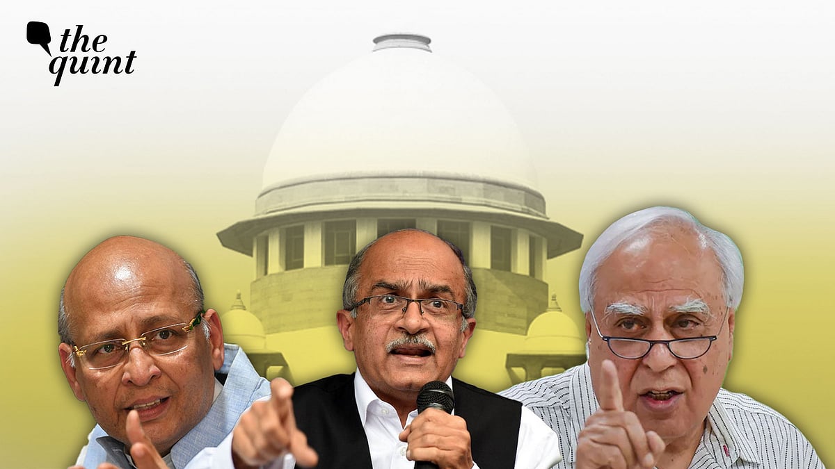 <div class="paragraphs"><p>Advocates Abhishek Manu Singhvi, Prashant Bhushan and Kapil Sabil have been arguing against Bihar's SIR in the SC.</p></div>