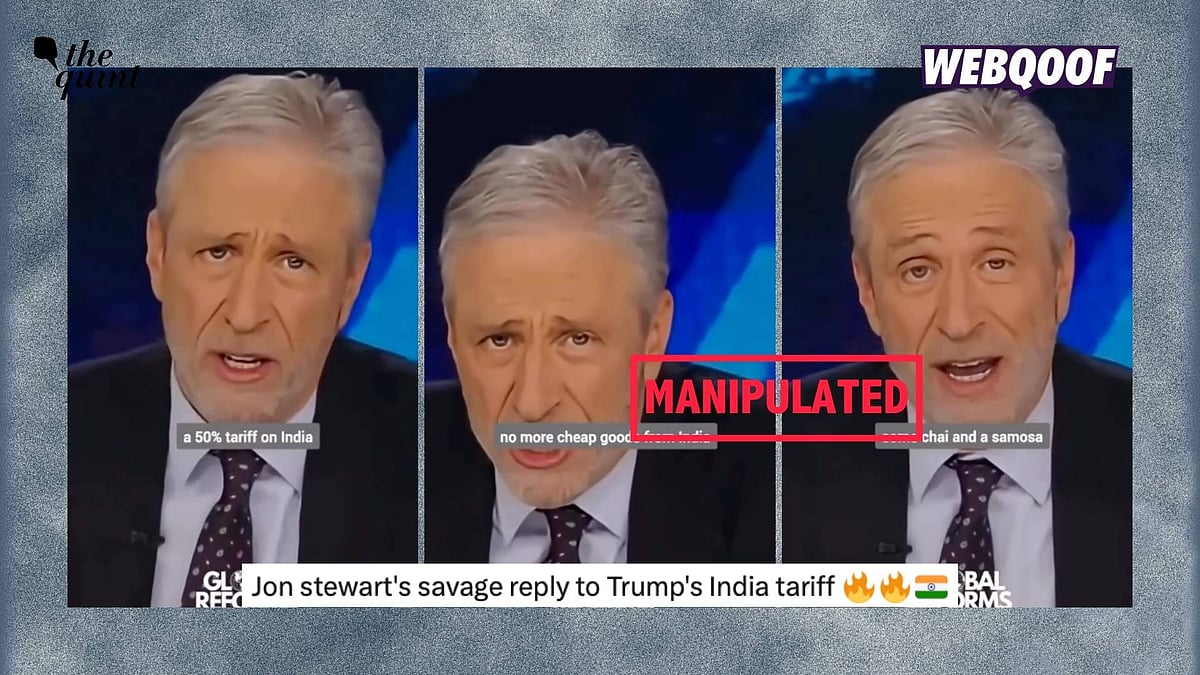 <div class="paragraphs"><p>An AI manipulated video of Jon Stewart is being shared to falsely claim that it shows him criticising US President Donald Trump's tariffs on India.</p></div>