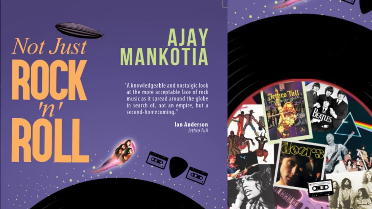 <div class="paragraphs"><p>Book cover of 'Not Just Rock n' Roll', published by Readomania Publishing. </p></div>