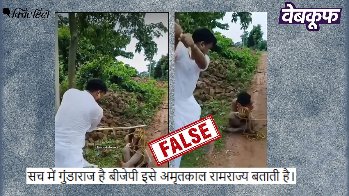 <div class="paragraphs"><p>लड़के को बिजली के खंभे से बांधकर पीटने का यह वीडियो UP नहीं बिहार का है</p></div>