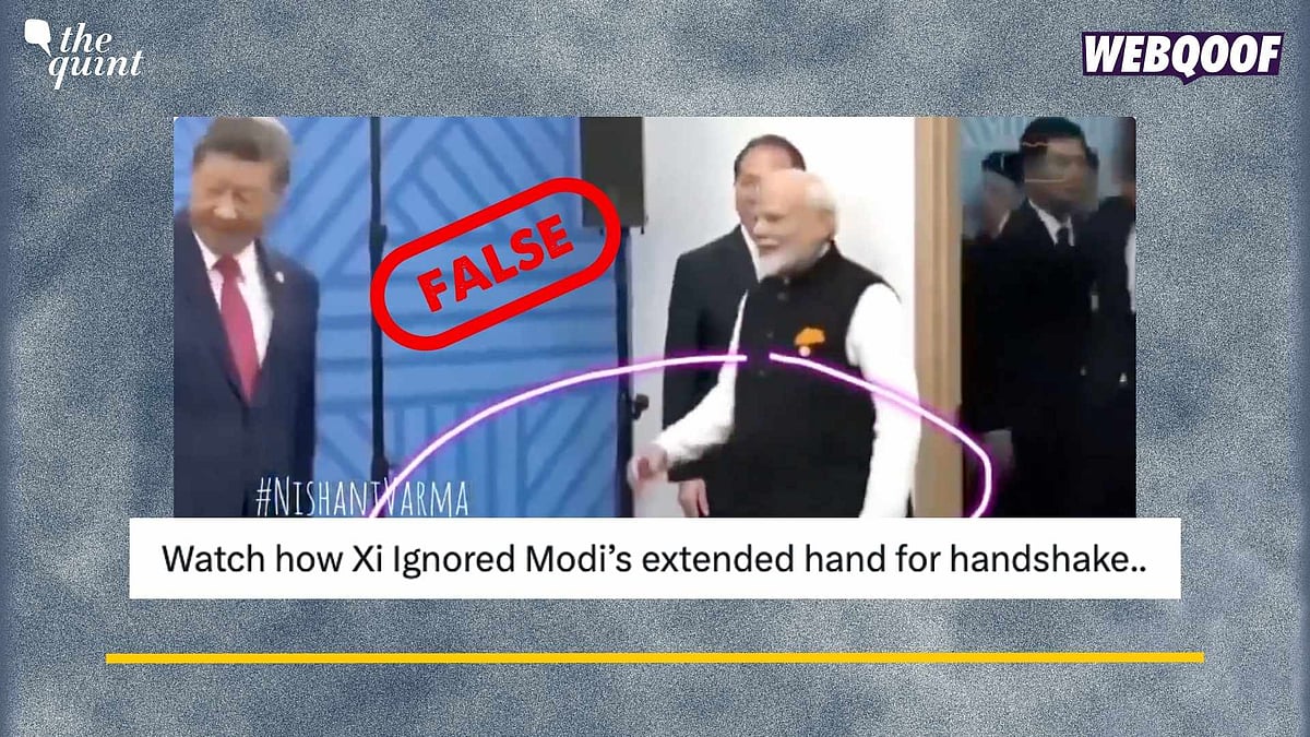 <div class="paragraphs"><p>Fact-Check: This video is old from 2024 and is clipped to falsely claim that Jinping ignored Modi. </p></div>