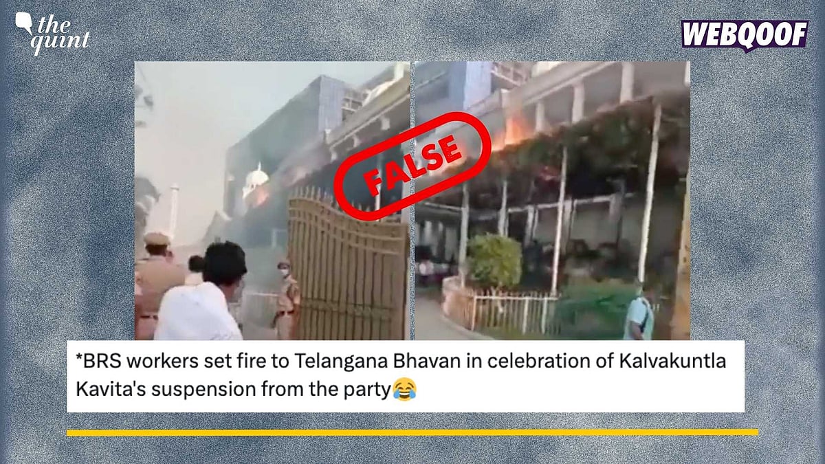 <div class="paragraphs"><p>Fact-Check: This video dates back to March 2021 and is not recent or related to K Kavitha's suspension. </p></div>